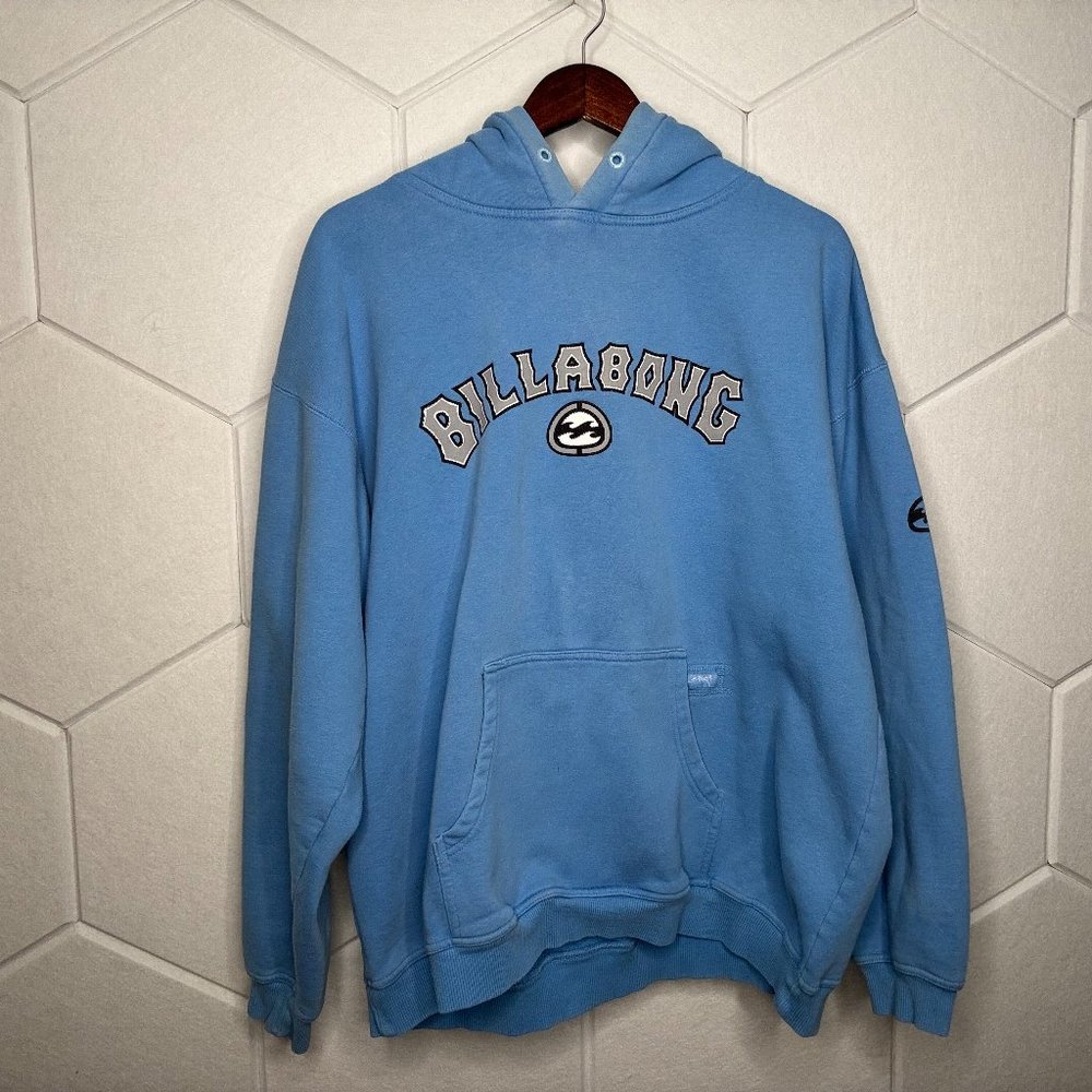 Billabong Men’s Hoody — Light Blue, Size XL
